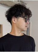 メンズパーマメンズカットシャドウパーマ色気パーマ大人パーマ
