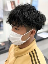 エルマーク 梅田(L-MARK)&nbsp;波巻きツイスパ/サーフカール/メンズ/men's/メンズサロン/眉毛