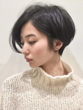 ピークアブー 原宿ハラカド(PEEK-A-BOO) ハンサムクールショート/絶壁解消/黒髪癖毛くせ毛多毛大人オトナ