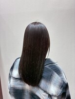 アクセ 艶カラー大人可愛い抜け感簡単スタイリングロングヘア