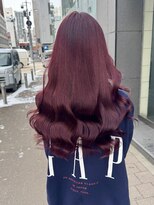 ルシティ(Le City) wineRED 【髪質改善/ダブルカラー/ブリーチ/ワインレッド】