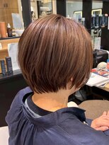 ジュイール(jouir)&nbsp;三鷹白髪ぼかしハイライトショートボブウルフショートカット韓国