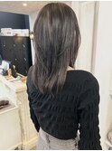 福山美容室caary髪質改善ストレートウルフロングレイヤー20代
