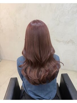 リコヘアー(LiCO HAIR) 那覇/イメチェン/ピンクベージュ/アンブレラカラー/前髪