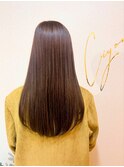 艶ブラウン☆美髪ストレートロング