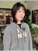 くびれボブ　タッセルボブ　髪質改善