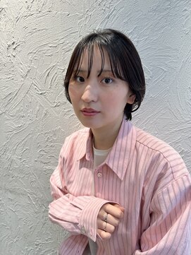 エクリ シセイドウ 麻布十番店(equri×SHISEIDO) 【麻布十番】大人の丸みショートスタイル