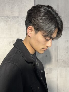 メゾンフォーメン(Maison for men) センターパート×ニュアンスパーマ