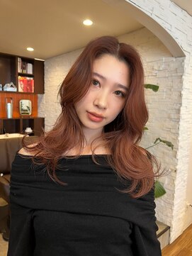 ノラキチジョウジ(NORA KICHIJOJI) ハイレイヤーロングワンカールレイヤーカーテンバングパーマ