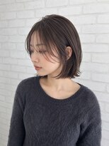 アース 宮崎昭栄店(EARTH)&nbsp;【切りっぱなしボブ×透明感ブラウン】