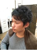朝ラク無造作パーマスタイル