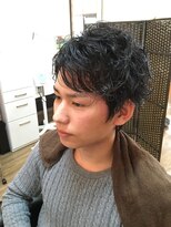 バーバーズワゴン(BARBER’s WAGON)&nbsp;朝ラク無造作パーマスタイル