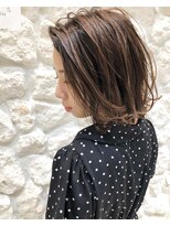 モアナ バイ ヘッドライト 沖縄豊見城店(Moana by HEADLIGHT)&nbsp;エアリーBOB☆デザインカラー☆小顔☆クラシカル