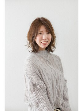 ヘアージャンティ(HAIR GENTIL) ボブ　【 ハイライト × 外ハネ 】