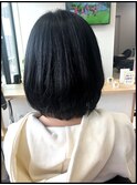 カット+ノンシリコン縮毛矯正ストレートパーマ