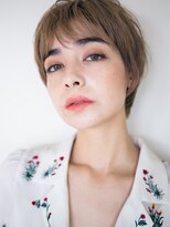 ピズム(PISM)&nbsp;ジェンダーレスイメチェンショート/フォギーベージュ