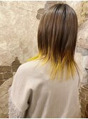 magiyhair【nico】イエローカラー ブリーチスタイル