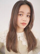 パール(PearL)&nbsp;《PearL》アクアベージュのナチュラルストレートロング