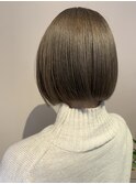 Lien☆フォギーグレージュ×切りっぱなしボブ