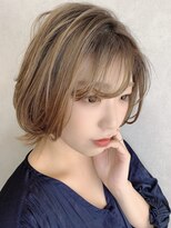 ローウェ 青山 表参道(Louwe)&nbsp;大人可愛いひし形☆ボブルフ20代30代40代