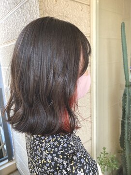 ヘアーアートミュージアム(Hair Art Museum) ピンクインナーカラー☆