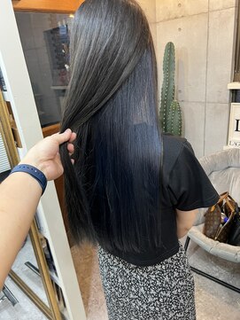 ラグズ 茅ヶ崎(LAGUZ) ロングインナーブルーパープル×モノトーングレー