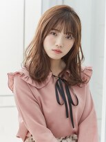 アンフィニー 銀座(ANFINI)&nbsp;こっくりブラウン×厚み前髪低めレイヤースタイル