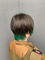 ヘアメイク デザート(HAIR MAKE DESART) フレーミングカラー☆ミントグリーン