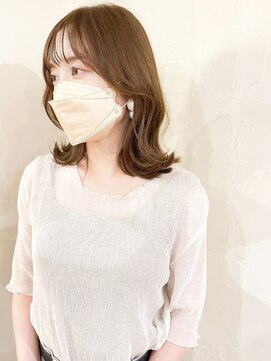 ブランロール 中目黒店(Blanl'or) 大人ガーリー/ダークアッシュ/似合わせカット/レイヤーカット