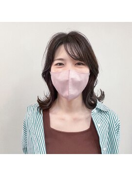 トップヘアー 玉島店(TOP HAIR) TOPHAIR 玉島店/ ぱん》くびれミディ×柔らかアッシュ