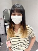 似合わせカットカラー
