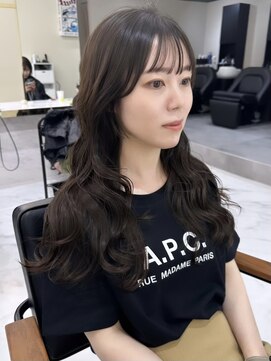 シェノン サントル(CHAINON CENTRE) グレージュカラー/シルキーベージュ/斜めバング[梅田/大阪]