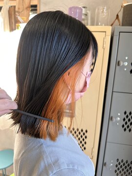 ランプヘアー(LAMP hair) 【LAMP hair】インナーオレンジ