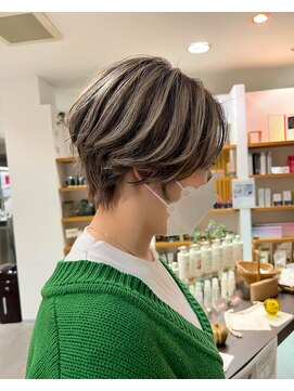 ソウィ(sowi) ケアブリーチカラーバレイヤージュミルクティーブラウンカラー