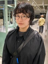 ロジ(loji)&nbsp;ショートウルフ × パーマ