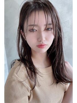 ヘアーズ ベリー あびこ店(hairs BERRY) BERRYレイヤーロング黒髪美髪グレーベージュくびれミディ