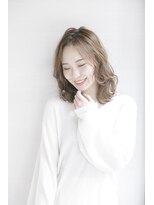 ルルディ バイ アフロディーテ銀座(luludi by APHRODITE)&nbsp;黒髪/グレーベージュ/レイヤーロング/前髪パーマ/銀座