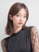 アーダーヘアーサロン 鯖江店(ADER HAIR SALON) シースル×暗髪くびれミディアム