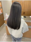 暗髪透明感グレージュ〇