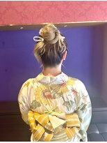 アビリティ ヘアー(ability hair)&nbsp;和装　浴衣　お団子ヘアー