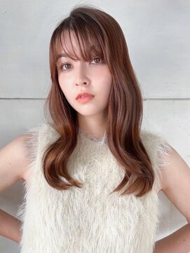 アグ ヘアー トーラス 八戸廿六日町店(Agu hair torus) 《Agu hair》艶ショコラカラー波巻×numberA.アクアバームセラム