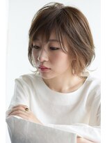 アンテレ インナーカラーが可愛いラフボブ