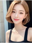 韓国風ボブ