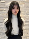 大人可愛いニュアンスカールロング