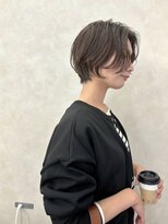 ラヴィズム 小新店(LUVISM)&nbsp;ショートカット丸みショート耳掛けひし形小新潟西区　小新