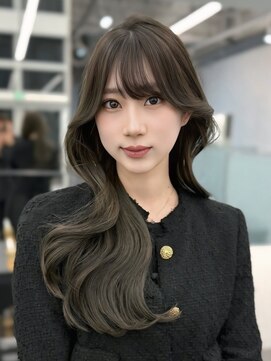 ニトバイアンキシム(nit by ahnkism) 韓国風レイヤーカット顔まわりくびれオルチャン堀江