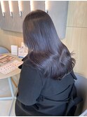 20代30代ラベンダーパープルゆる巻き