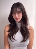韓国ヘアー/ダブルカラー/ハイライト/イメチェン/エクステ/梅田