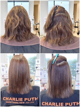 ラック 由比ヶ浜(LUCK) 髪質改善ストレート×ミディアムシャギー