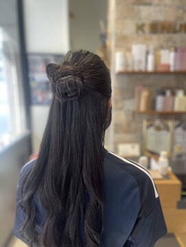 ケンジ 南林間(KENJE) ヘアアレンジ×韓国風 【南林間駅】